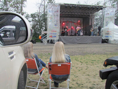 Concert goers enjoying the entertainment at Bringin' the Country Back. 